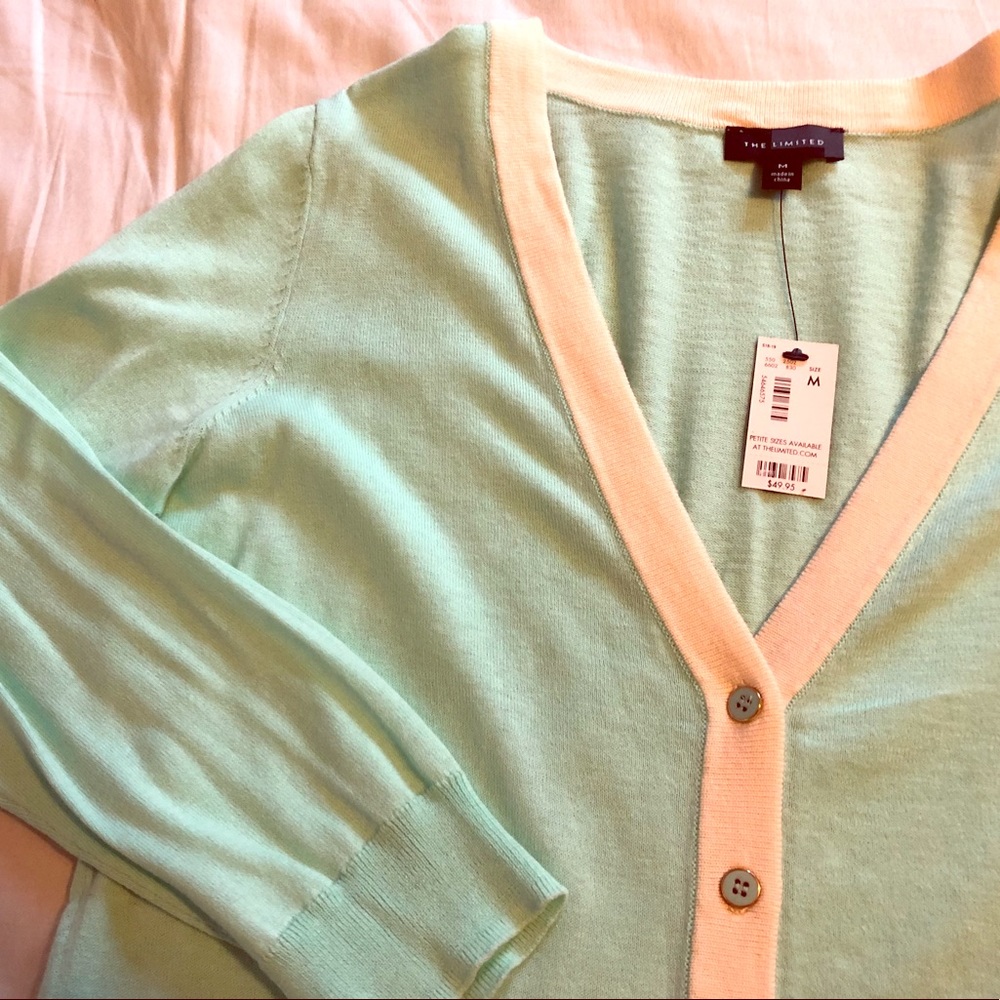 Limited Aqua Blue Lightweight Cardigan